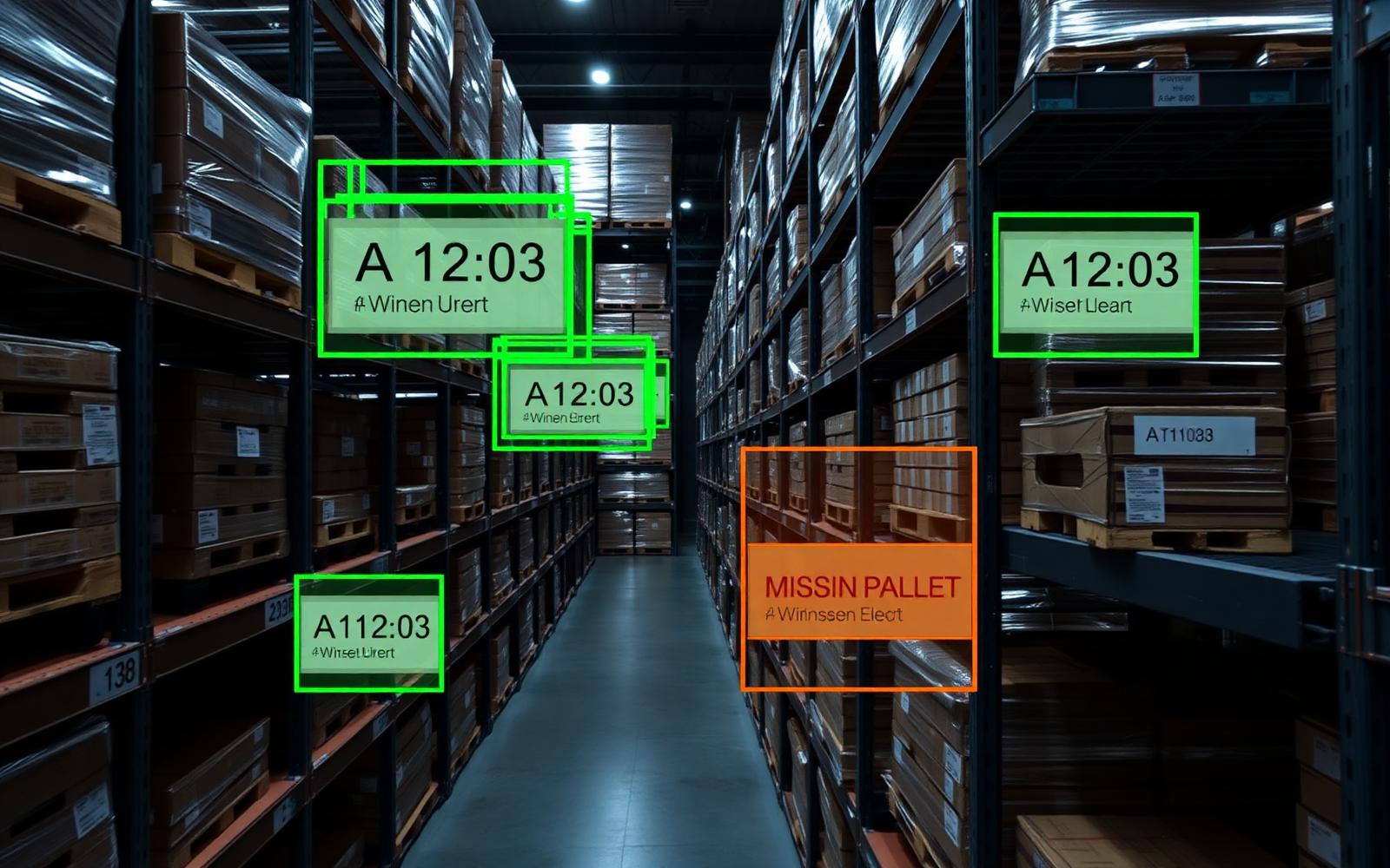 Detecção automática de pallets e SKUs